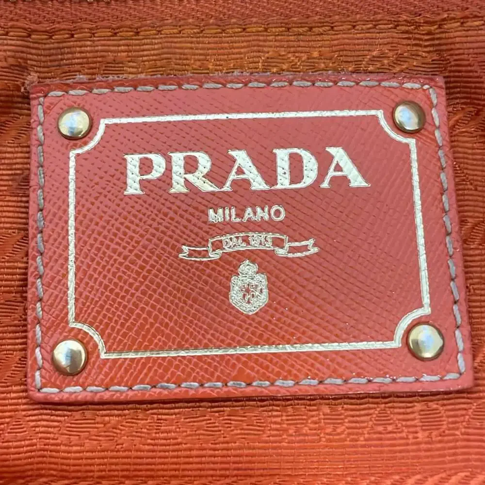 Prada Handbag Nylon Leather